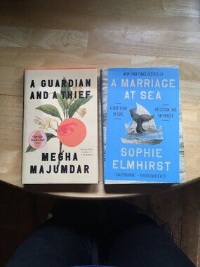 Books x 2 - Hardcover: A Marriage at Sea // A Guardian and a Thief